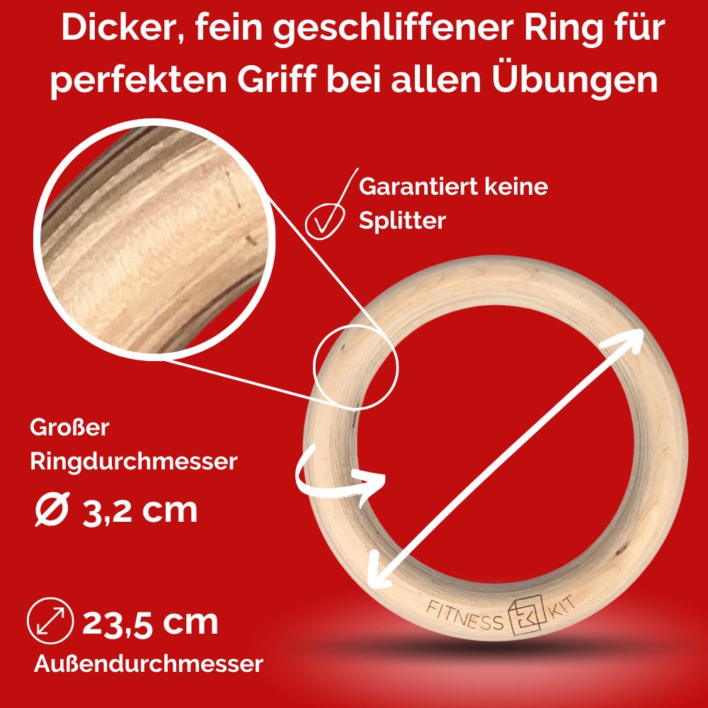 Calisthenic Rings FITNESSKIT GmbH