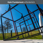 Klettergerüst für den Garten aus Metall (Family Cube)