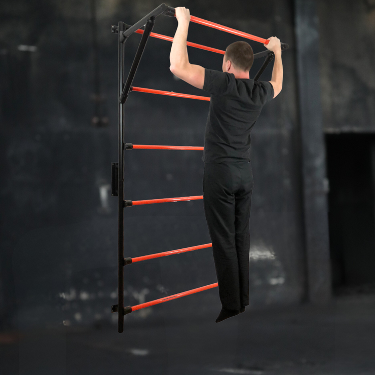 SPROSSENWAND MIT KLIMMZUGSTANGE