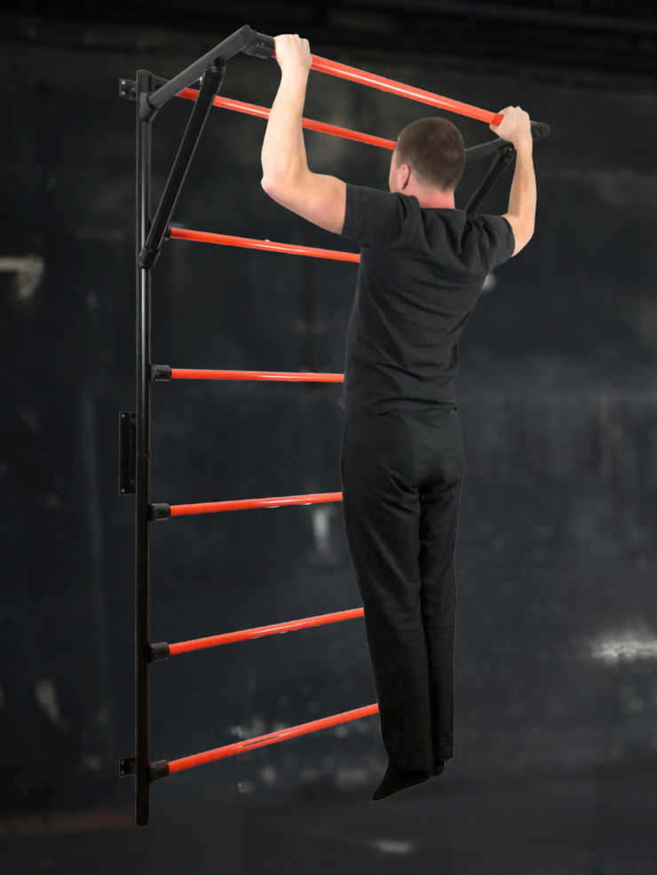 SPROSSENWAND MIT KLIMMZUGSTANGE